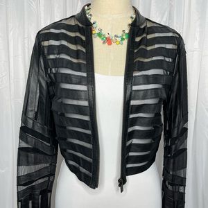 Bebe cropped jacket